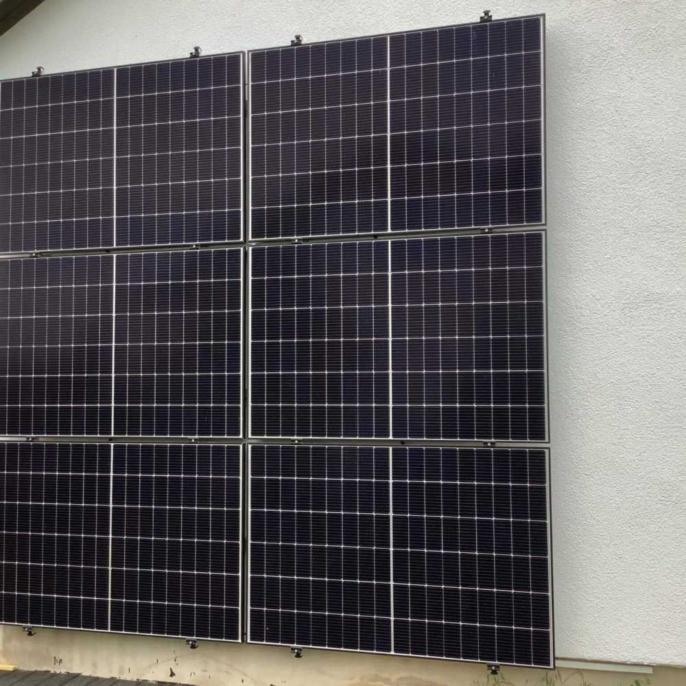PV-Anlage Wandmontage in Ihrlerstein