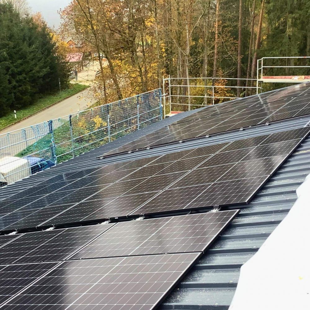 PV-Anlage auf unserem Außenlager in Haidhof